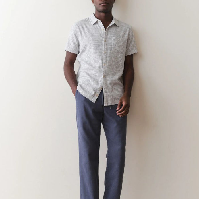 Marine Layer Men's Short Sleeve Selvage Classic Shirt