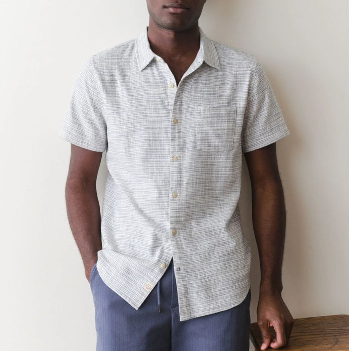 Marine Layer Men's Short Sleeve Selvage Classic Shirt