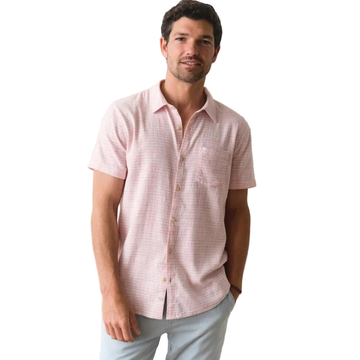 Marine Layer Men's Short Sleeve Selvage Classic Shirt