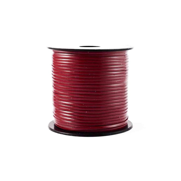 Maroon Plastic Craft Lace Lanyard Gimp String Bulk 100 Yard Roll - artcovecrafts.com