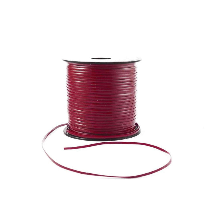 Maroon Plastic Craft Lace Lanyard Gimp String Bulk 100 Yard Roll - artcovecrafts.com