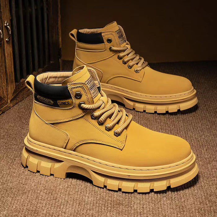 Martin Boots Men Trendy High Top British Working Wear 🇨🇳