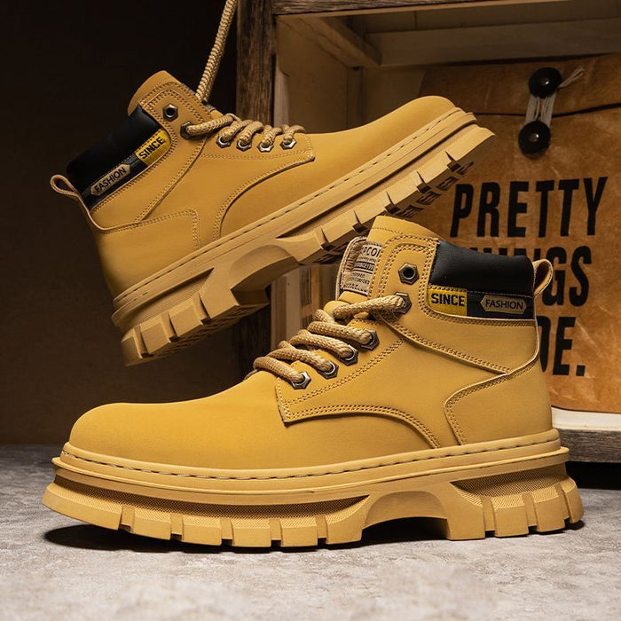 Martin Boots Men Trendy High Top British Working Wear 🇨🇳