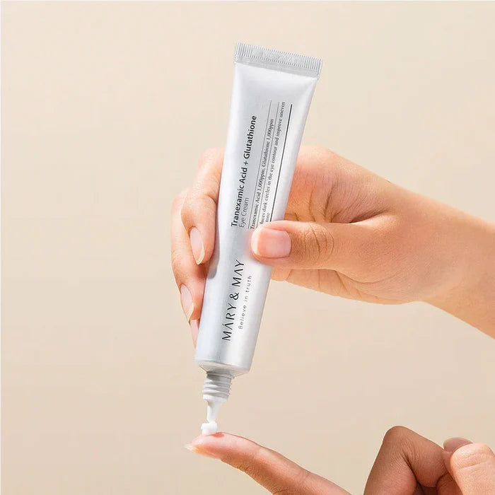 MARY & MAY Tranexamic Acid Glutathione Eye Cream Brightening