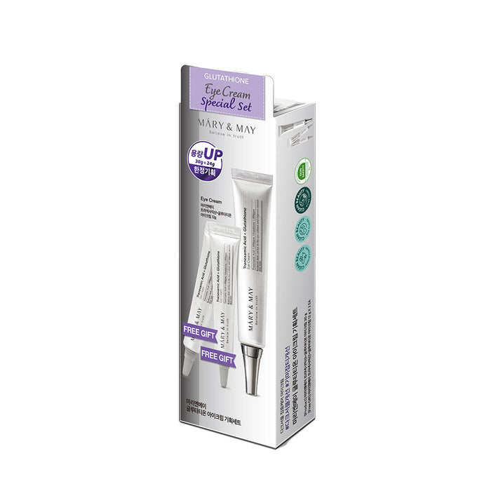 MARY&MAY Glutathione Eye Cream Special Set مجموعة العناية بالعين بالاصدار المحدود