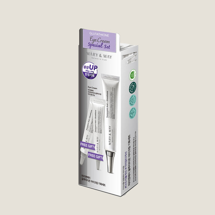 MARY&MAY Glutathione Eye Cream Special Set مجموعة العناية بالعين بالاصدار المحدود