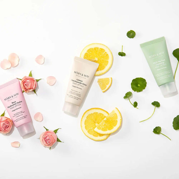 Mary&May Vegan Wash Off Mask Mini Gift Set 5Pcs | VGLE Beauty Canada