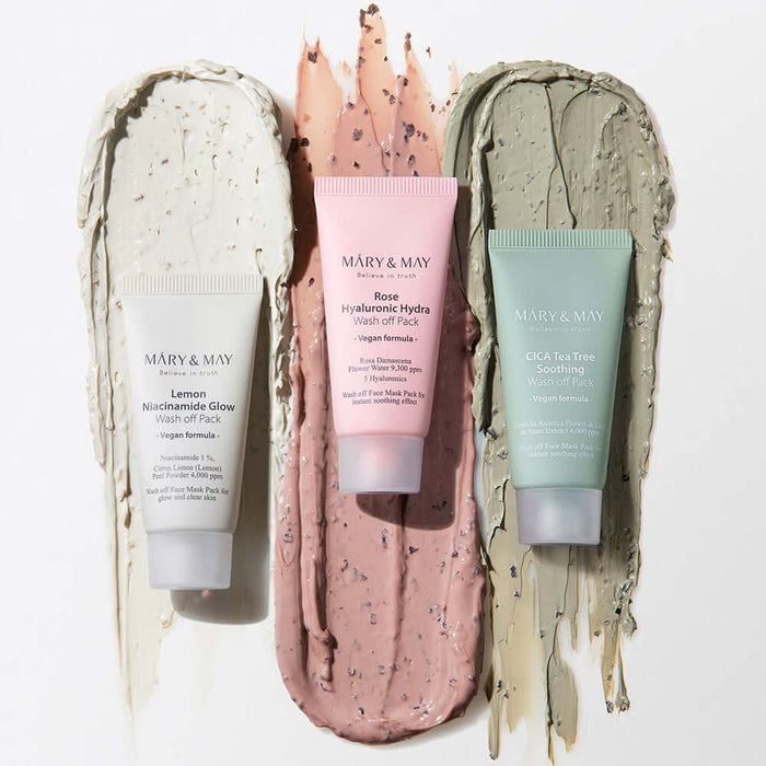 Mary&May Vegan Wash Off Mask Mini Gift Set 5Pcs VGLE Studios