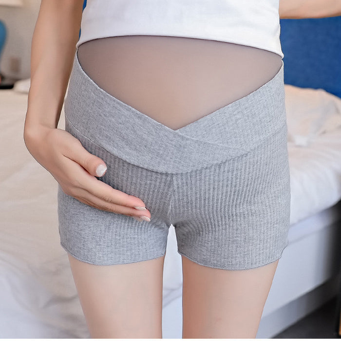Maternity Wear,Leggings, Low-Waist Shorts, All-Match Safety Pants, Pregnant Women'S Belly Lift Pants 🇨🇳