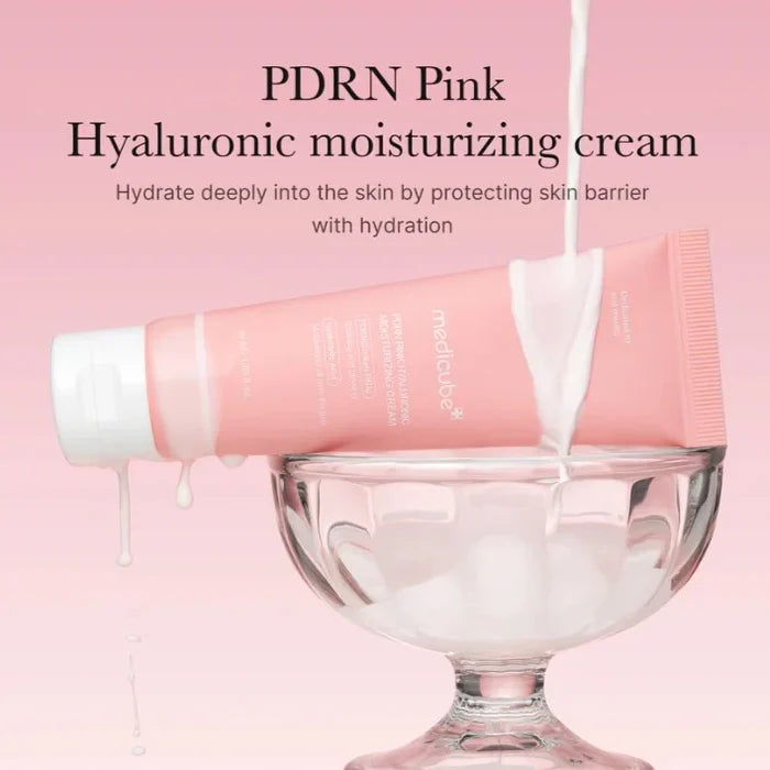 MEDICUBE Pdrn Pink Hyaluronic Moisturizing Cream كريم الترطيب المكثف من ميديكيوب
