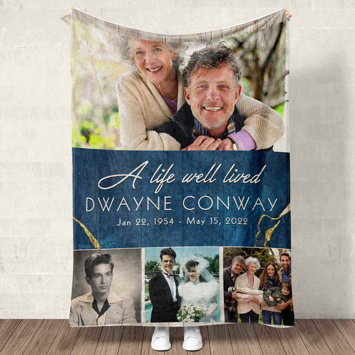 memorial blankets with photo