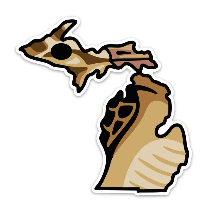 Michigan Woodcock Decal Sticker