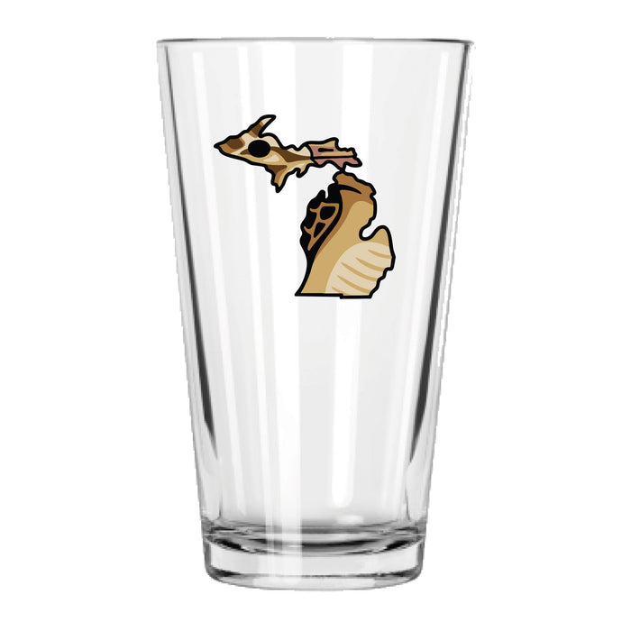 Michigan Woodcock Pint Glass