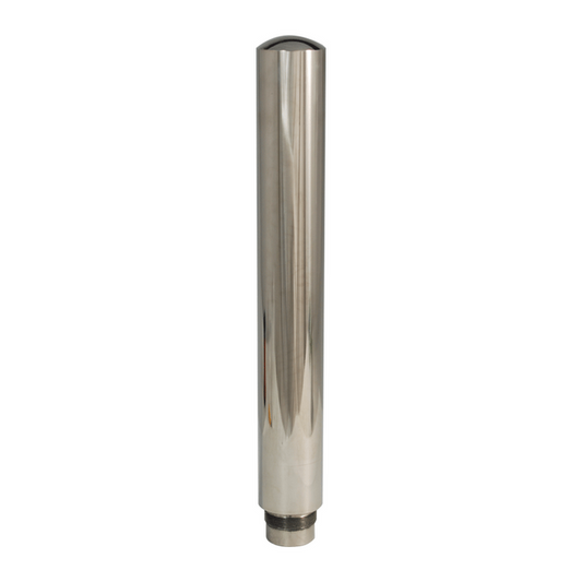 Microscope Boom Stand Vertical Extension Bar, 37.2mm Diameter, 280mm Length, SKU SA02061101, three quarter front view