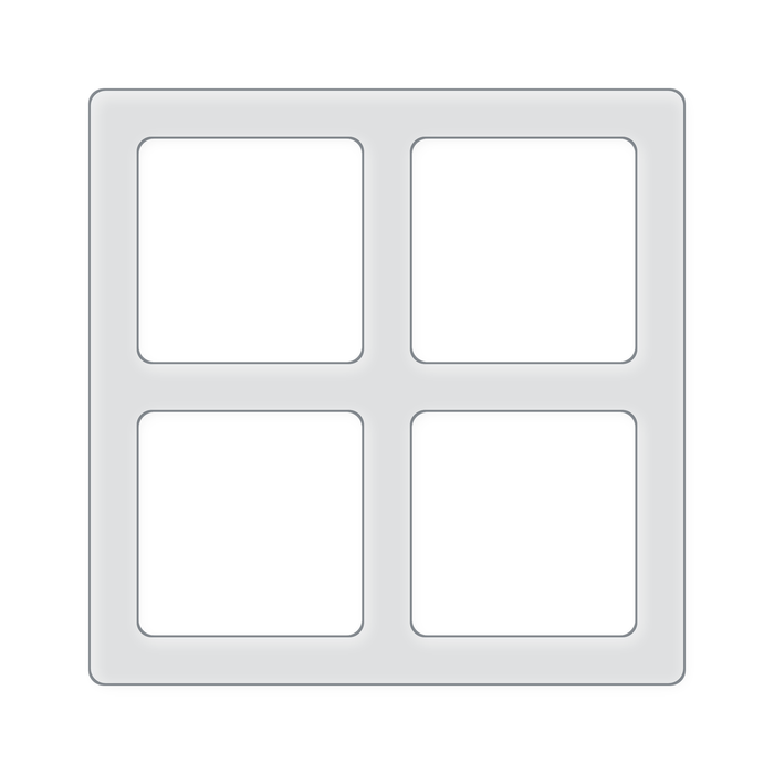 Mini Tray Acrylic Router Template