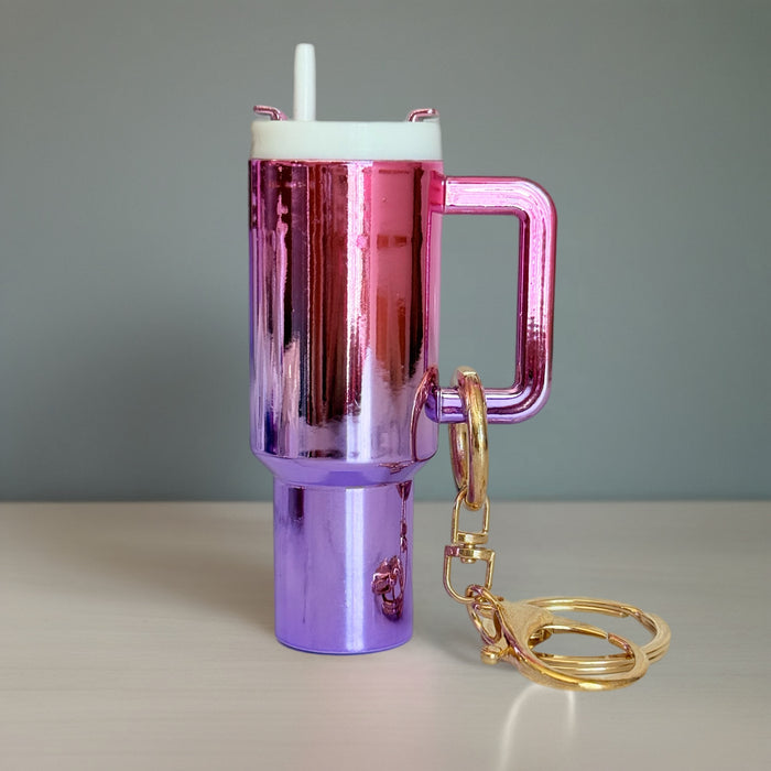 Mini Tumbler Keychain Charm
