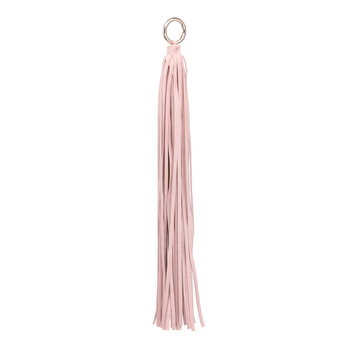 Minimal long tassel fringe keychain bag accessory wholesale
