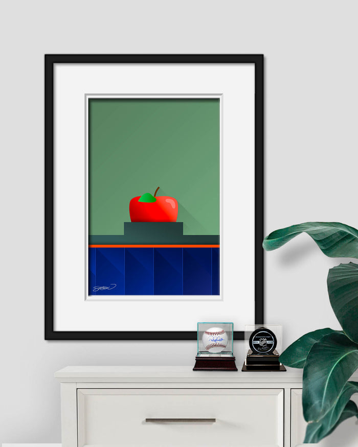 Minimalist Citi Field Art Print
