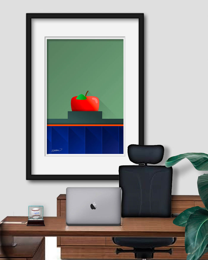 Minimalist Citi Field Art Print