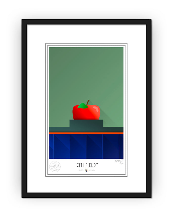 Minimalist Citi Field Art Print