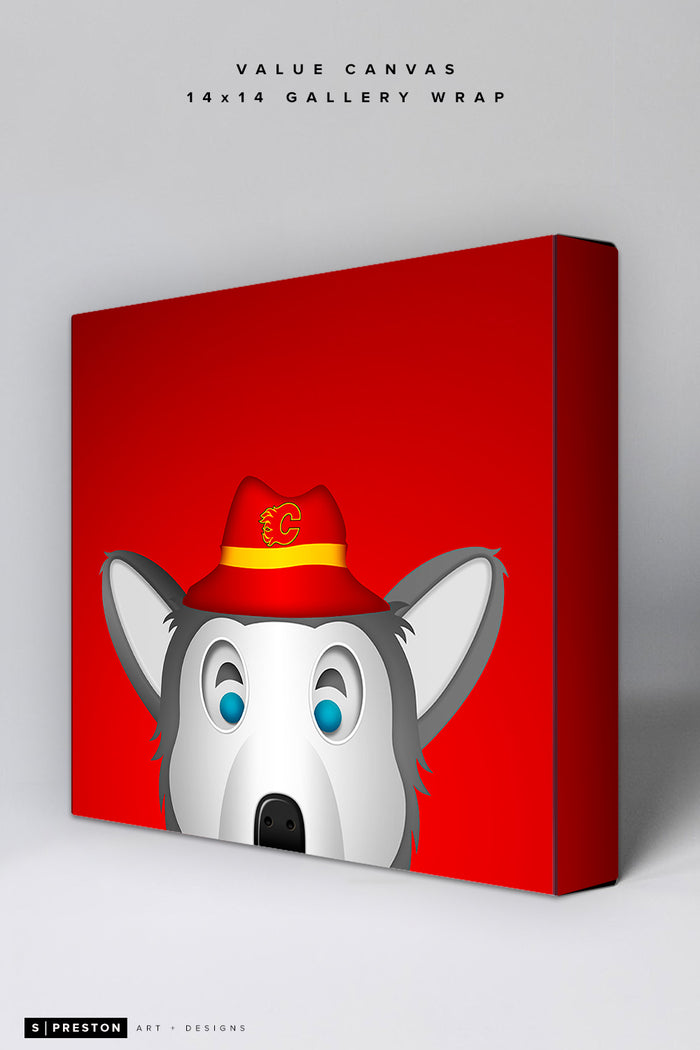 Minimalist Harvey The Hound Canvas