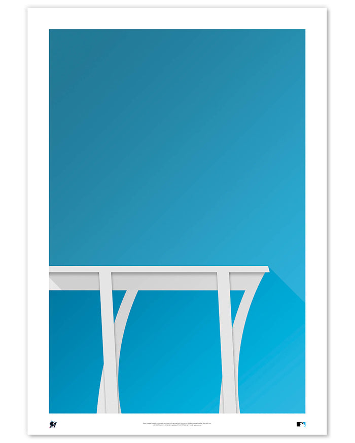Minimalist loanDepot Park (Roof Track)