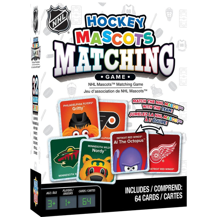 Minimalist NHL Mascot Matching Game