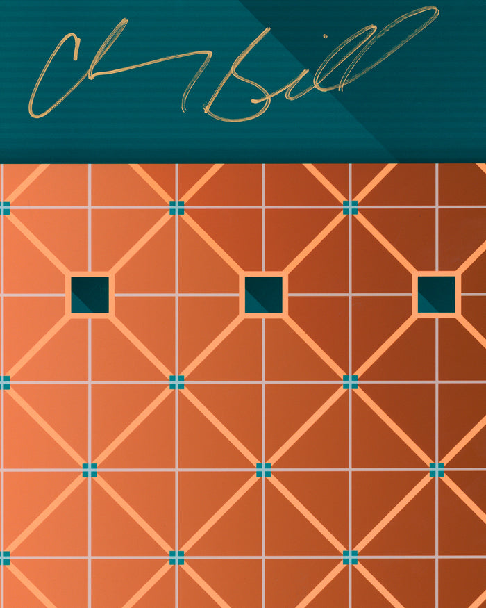 Minimalist Palace of Auburn Hills - Chauncey Billups Autographed - Poster Print - Authenticated