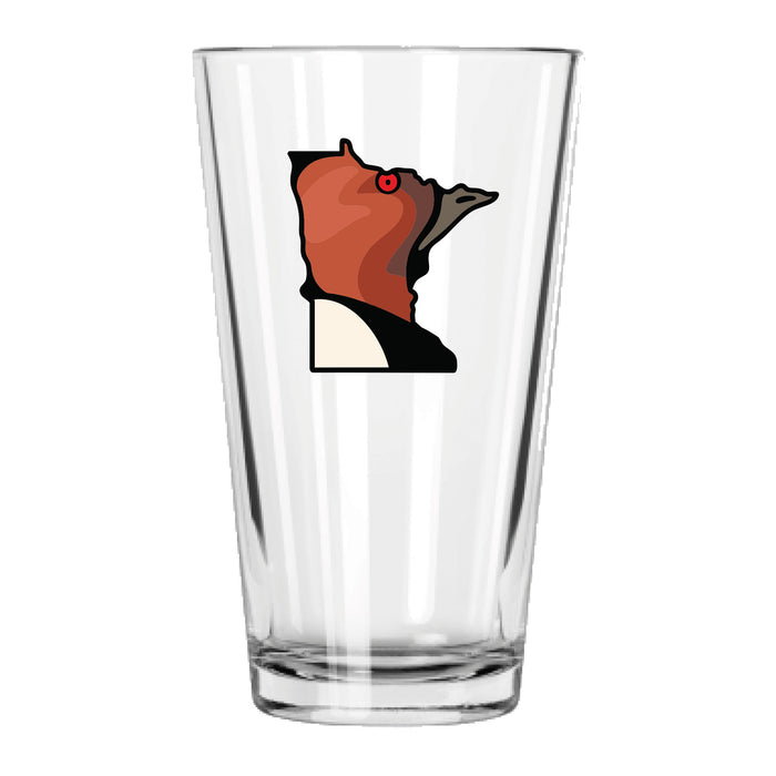 Minnesota Canvasback Pint Glass