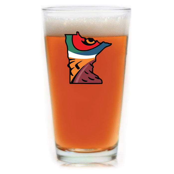 Minnesota Pheasant Pint Glass