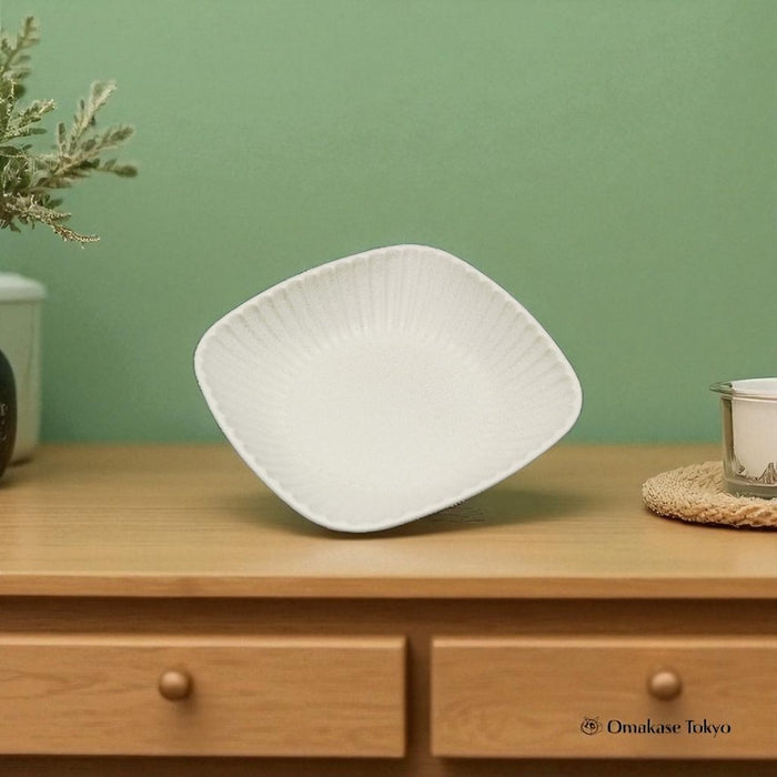 Minoyaki Sogi Square Pasta Plate
