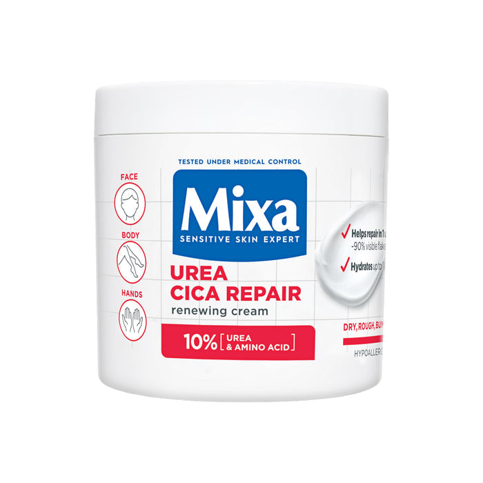 MIXA Sensitive Skin Expert Urea Cica Repair + 10% Urea & Amino Acid  كريم الجسم من ميكسا