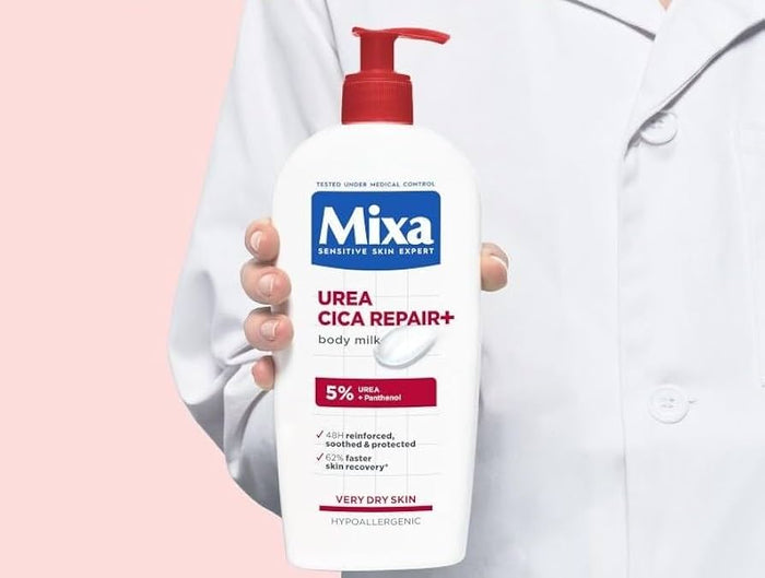 MIXA Sensitive Skin Expert Urea Cica Repair+ 5% Urea Panthenol كريم الجسم للبشرة الحساسة باليوريا و السيكا من ميكسا