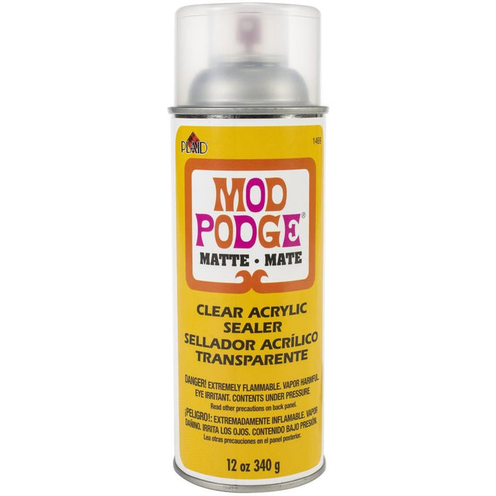 Mod Podge Matte Clear Acrylic Aerosol Sealer 12 oz