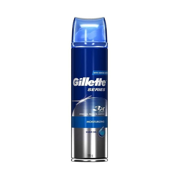 GILLETTE Moisturizing Shave Gel 195g | Isetan KL Online Store