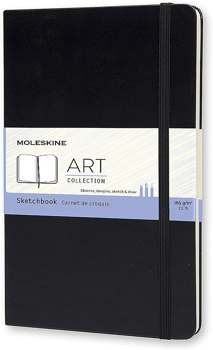 MOLESKINE SKETCH BOOK BLACK LG