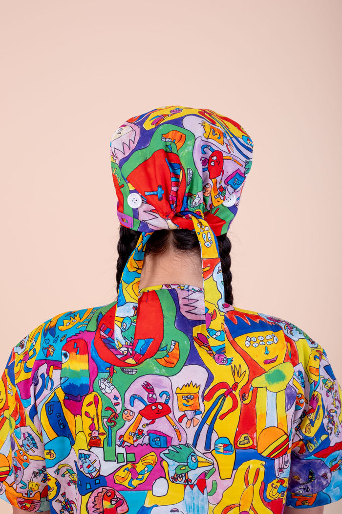 Monster Mash - Printed Scrub Cap