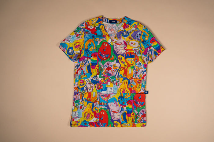 Monster Mash - Women's Scrub Top