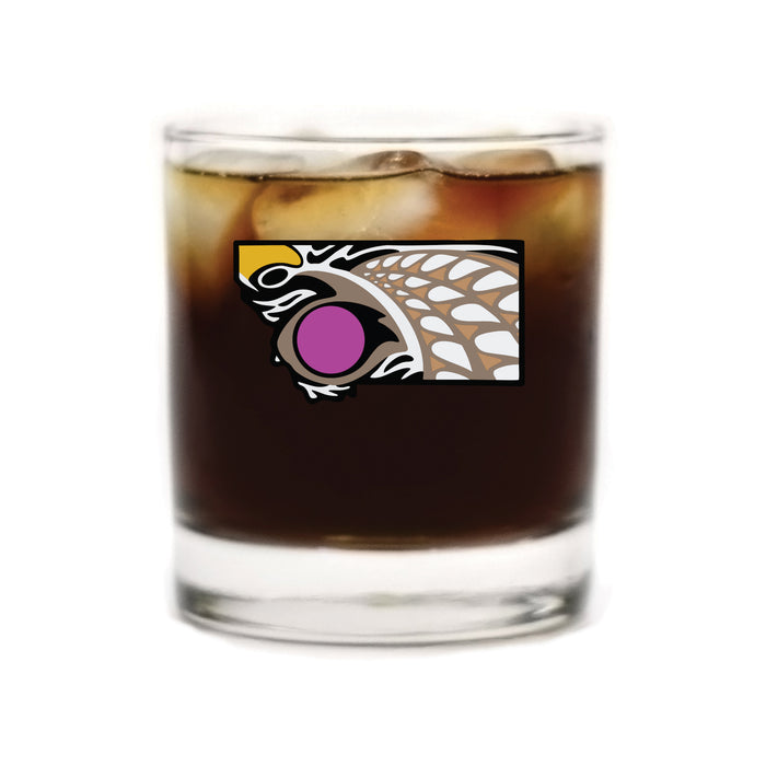 Montana Sharp-Tailed Grouse Whiskey Glass