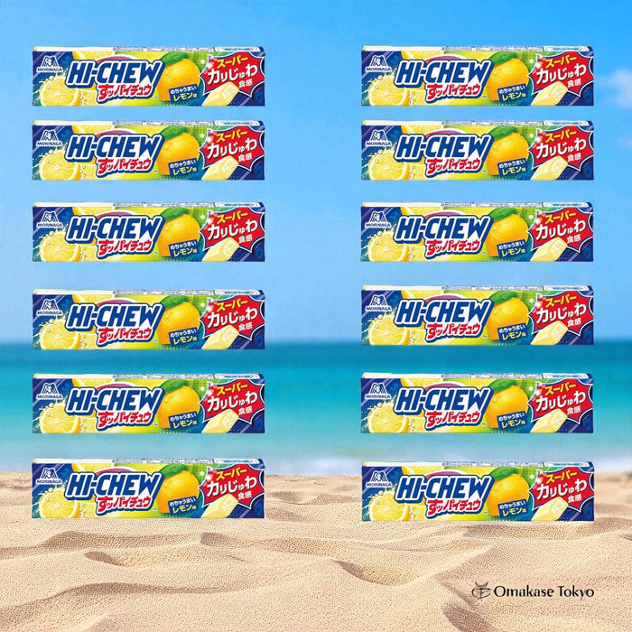 Morinaga Sweet Chew, Lemon 12 Packs