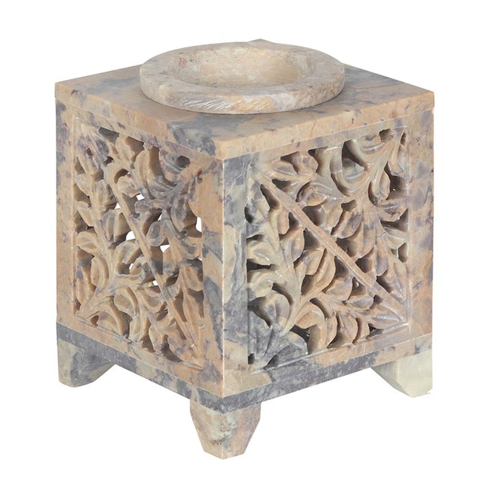 Moroccan Arch Cutout Soapstone Oil Burner 🇬🇧