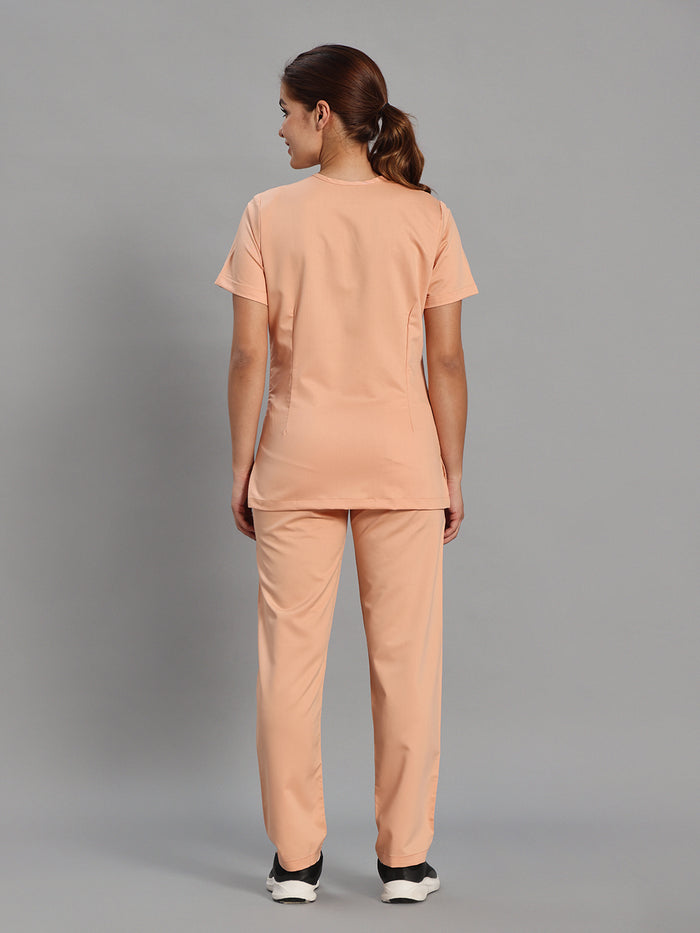 Move Lite Women Coral Mist V Scrub Set