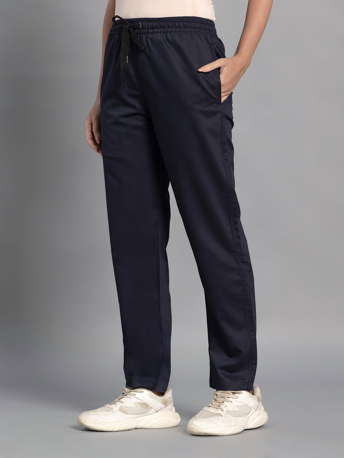 Move Lite Women Ink blue (Star V Neck) Scrub Set