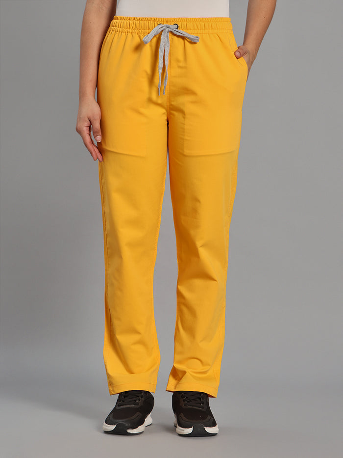 Move Lite Women Marigold (Core V Neck) Scrub Set
