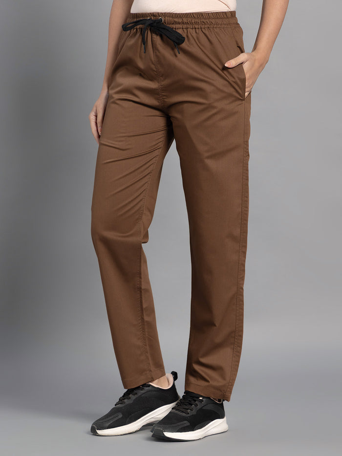 Move Lite Women Mocha (Nova V Neck) Scrub Set