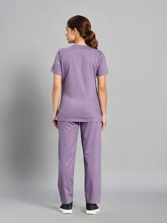 Move Lite Women Ube (Core V Neck) Scrub Set