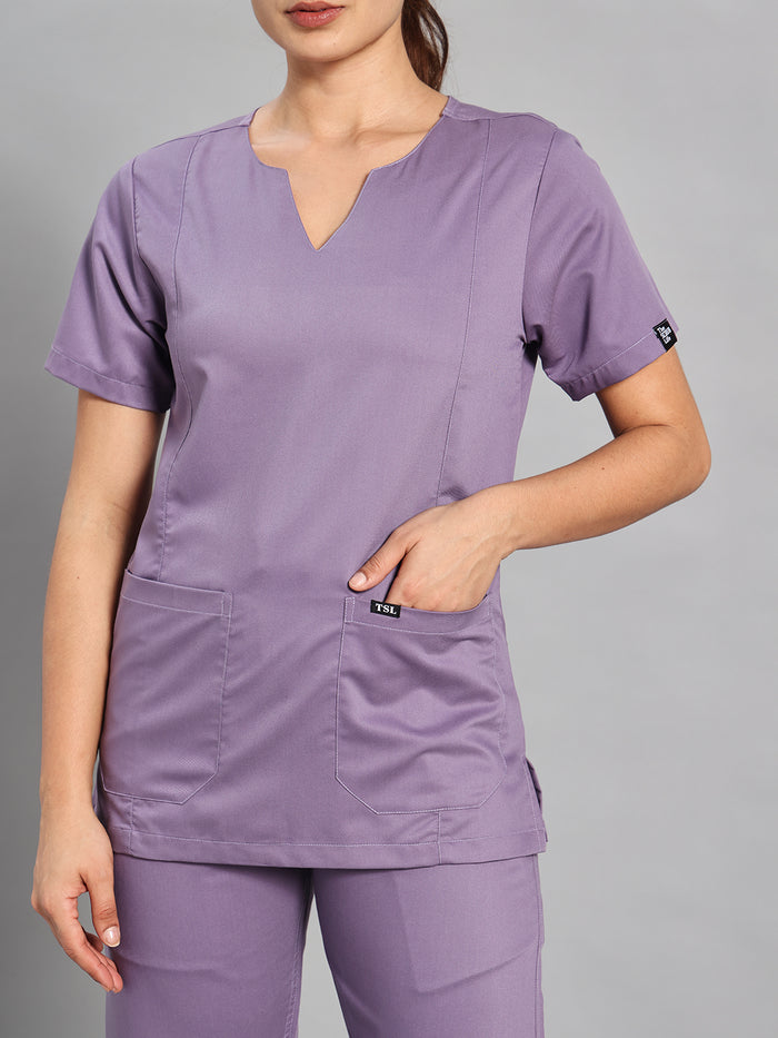 Move Lite Women Ube (Nova V Neck) Scrub Set