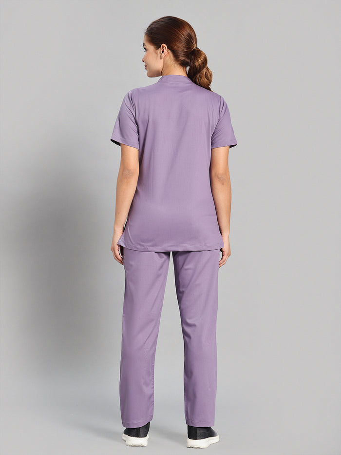 Move Lite Women Ube (Star V Neck) Scrub Set