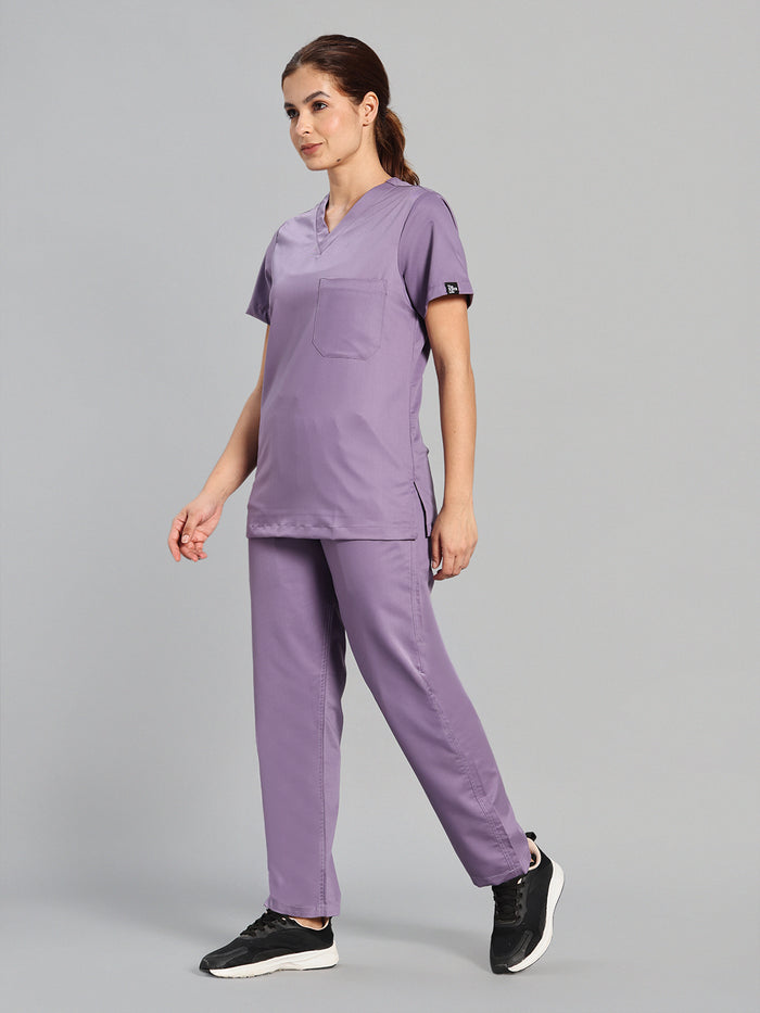 Move Lite Women Ube V Scrub Set