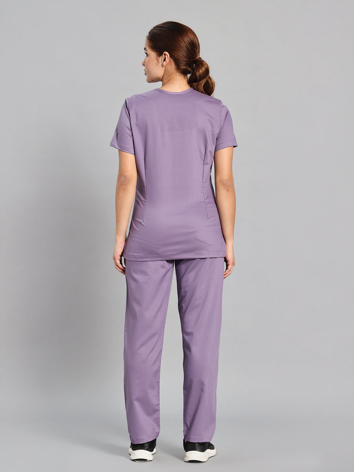 Move Lite Women Ube V Scrub Set